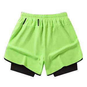 Shorts d'été pour hommes style urbain coupe ajustée imperméables respirants séchage rapide écologiques taille mi-haute avec cordon de serrage pour la course - Product Image 2