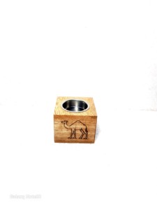เตาเผากำยานไม้ทำมือ รูปทรงหกเหลี่ยม ลายต้นปาล์มและดอกไม้ ใช้ได้ทุกฤดู - Product Image 4