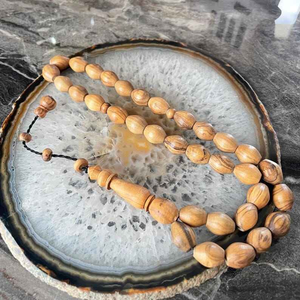 Rosario Musulmán de Madera, Tasbih Islámico, Cuentas de Oración Musulmanas, Tasbih Islámico para la Oración - Product Image 4