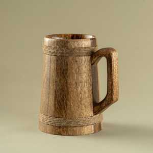 Large Wooden Handmade Luxury Eco-Friendly Beer Tea & Coffee <b>Mug</b> with Handle Microwave Safe - Product Image 6