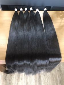 100% Cheveux Humains Raides en Vrais Vrais de Haute Qualité-Sans Mélange-Non Transformés-Vente en Gros Non Chimique de L'usine - Product Image 5