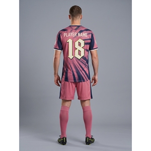 Maillot de football rétro personnalisé pour hommes, 100 % polyester mesh, OEM, marque privée, tenue d'équipe pour polos - Product Image 2