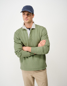 Camisa Casual de Manga Larga para Hombre, Color Verde, Cuello con Botones, Manga Larga, Tejido Popelina, Transpirable, para Primavera - Product Image 1