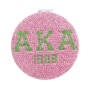 Pink Bling <b>Mirror</b> Compact Women Makeup <b>Pocket</b> <b>Mirror</b> Portable Folding Cosmetic <b>Mirror</b> Fashion Beauty Accessory Gift Travel - Product Image 5