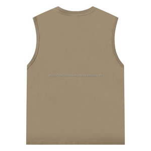 Débardeurs pour hommes en coton personnalisés, confortables, sans manches, pour la musculation, le fitness, la salle de sport - Product Image 5