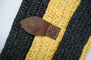 Bolso de Paja Bohemio Ecológico de Moda 2026, Bolso de Mano de Rafia Natural con Solapa de Crochet para Mujer, para Playa, Fiestas y Viajes - Product Image 3