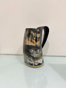 Taza Artesanal Ecológica de Cuerno de Búfalo Natural Pulida y Duradera, Regalo Empresarial, Logotipo Personalizado, Taza Premium para Beber, Venta en India - Product Image 5
