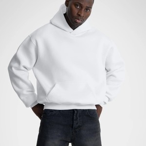 Fournisseur de sweats à capuche surdimensionnés personnalisés OEM avec impression en relief 3D, 100% coton, 475 GSM, qualité supérieure, épaules tombantes, style Y2K - Product Image 2