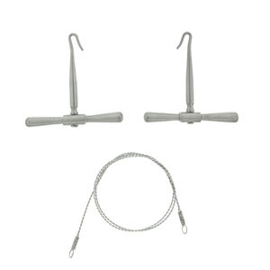 Ensemble de fils pour scie Gigli orthopédique avec deux poignées, en acier inoxydable réutilisable et antirouille, instruments chirurgicaux orthopédiques de Dentavex - Product Image 6