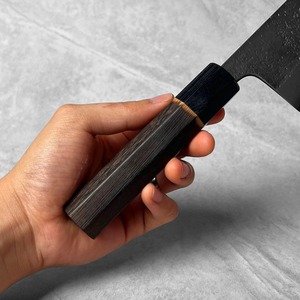 Handmade Eco-Friendly Chef Santoku <b>Knife</b> Carbon Steel <b>Sharp</b> Forged 3.0mm Thickness Wood Handle 8-9.9in Blade Length Ambidextrous - Product Image 6