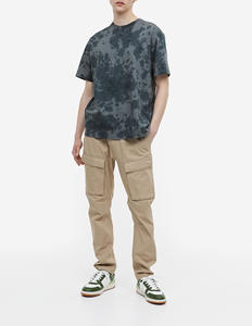 T-shirt Homme 100% Coton Imprimé Extrêmement Oversize 200G Unisexe Streetwear Hip Hop Vintage Vierge pour Homme – Vente en Gros - Product Image 3