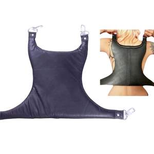 Real Leather Wrist and Thigh Restraints with Adjustable Buckle Straps - Product Image 1