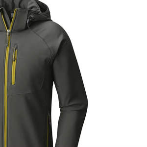 Vestes softshell pour hommes tendance, nouveau design, style classique avec capuche, imperméables, vestes softshell personnalisées - Product Image 2