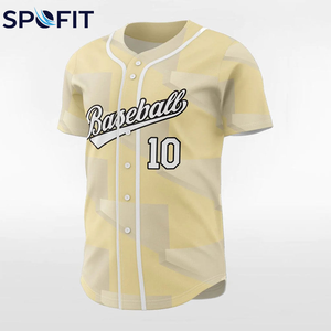 Camiseta de Béisbol Personalizada para Hombre, Logotipo Bordado, Número con Impresión Digital, Camiseta de Equipo, Fabricante OEM, Precio al por Mayor - Product Image 2