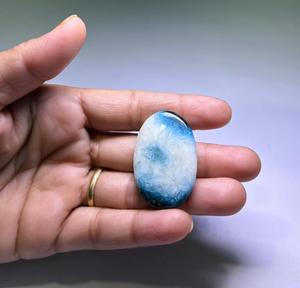 Piedra de Glaciar Natural Premium al por Mayor, Cristal Blanco Azulado, Gema Cabujón, Mezcla de Formas, Hilo de Piedras para Fabricación de Joyería de Alta Calidad - Product Image 3