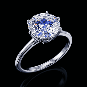 18K Solid Gold Lab Grown Diamond Wedding Band EF VVS CVD <b>Petal</b> Type Romantic Engagement Ring Fine Party Jewelry For Women - Product Image 3