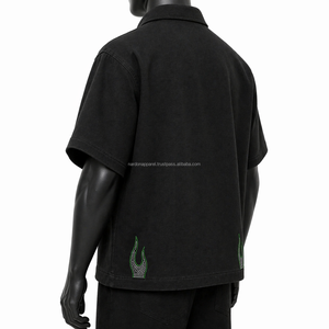 เสื้อยืดฮิปฮอป Nardon Apparel ลายพิมพ์ DTG สำหรับผู้ชาย รุ่น Star Heavyweight เสื้อยืดพิมพ์ลาย Unisex สไตล์สตรีทแวร์ ทรงโอเวอร์ไซส์ ผ้าฝ้าย 100% - Product Image 4