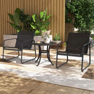 Tavolino da Esterno Regolabile da 24 Pollici con Poggiapiedi per Patio, Bordo Piscina, Giardino e Balcone - Product Image 2