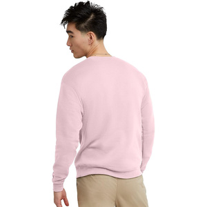 Wholesale <b>Men</b> Crewneck Sweatshirt Soft Cotton Blend Plain Maroon <b>Pullover</b> <b>for</b> Autumn & Winter - Product Image 2