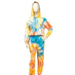 Sudadera con Capucha Personalizada para Mujer, Teñida a Mano, Transpirable, de Algodón y Poliéster, Estilo Casual de Invierno, Sudadera con Capucha Estampada para Mujer - Product Image 3