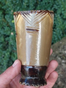 Auténticas Copas de Chifre Vikingas Modernas para Beber, Hechas a Mano, Talladas, Ecológicas, de Chifre de Búfalo, para Decoración del Hogar - Product Image 4