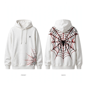 Sudadera con Capucha SPIDER WEB de Alta Calidad, Premium, Muy Moderna y Elegante para Uso Casual y al Aire Libre - Product Image 5