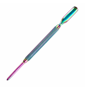 ชุดอุปกรณ์ทำเล็บสแตนเลสขนาดเล็กพิเศษ ใช้ซ้ำได้ เป็นมิตรกับสิ่งแวดล้อม 4 แบบ ที่ดันหนังกำพร้าปลายสองด้าน สำหรับทำความสะอาด - Product Image 4