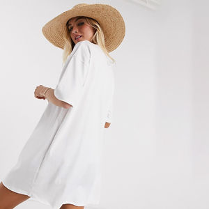 Camisetas de Mujer al por Mayor Personalizadas, 100% Algodón, de Alta Calidad, Manga Corta, Talla Grande - Product Image 6