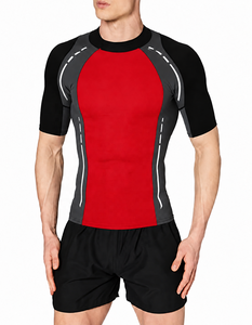 Custom <b>Women's</b> Adult Quick Dry Rash Guard Short Sleeve UPF 50+ <b>Swim</b> <b>Shirt</b> Breathable Surfing Water Sports Athletic Training - Product Image 1