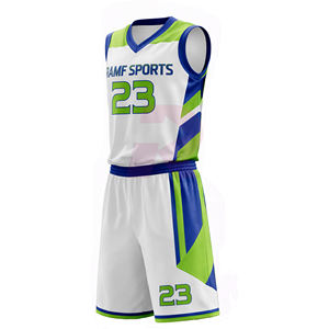 ชุดบาสเก็ตบอลแบบยูนิเซ็กซ์ สั่งทำได้ แบบกลับด้านได้ สำหรับผู้ใหญ่ ชุดทีมวิทยาลัย สำหรับกีฬา แบบซับลิเมชั่น ไซส์ใหญ่พิเศษ ผ้าโพลีเอสเตอร์ 100% - Product Image 4