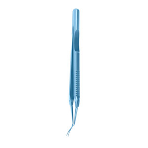 Pinces de capsulorhexis avec échelle graduée 2,50 et 5,00 mm, conception à action croisée pour incisions de 1,50 mm, en titane courbé, ophtalmiques - Product Image 4