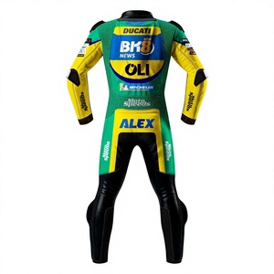 Traje de Motociclismo Alex Marquez MotoCP Rucati 2026, Mono de Cuero Vacuno/Canguro para Carreras/Pista, Nivel CE 2 - Product Image 2