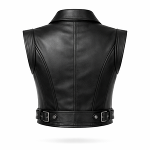 Chalecos de Cuero Curtido Transpirable OEM para Mujer - Moda Otoñal, Pedidos al por Mayor Directamente del Fabricante - Product Image 2