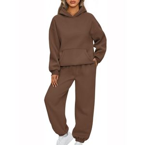 ชุดวอร์มผ้าฟลีซคุณภาพสูงสำหรับผู้หญิง สไตล์ลำลองใหม่ล่าสุด ชุดออกกำลังกายมีโลโก้ เสื้อพูลโอเวอร์ น้ำหนักเบา ราคาขายส่ง - Product Image 1