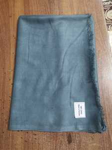 Unisex Light Gray Cotton Scarf Solid Color Breathable Lightweight Daily Wear <b>Wrap</b> Wholesale OEM - Product Image 2