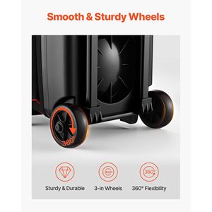 Borsa per 3 Palle da Bowling con Ruote e Scomparto Separato per Scarpe fino alla Taglia US 16 - Product Image 3