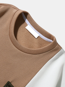 Sudadera de algodón 100% estampada de peso pesado para hombre - Product Image 5