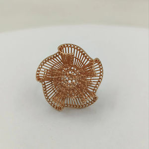 Anillo de Diamantes de Oro Sólido con Diseño Turco de Lujo para Mujer, Joyería Fina, Anillo de Compromiso de Oro Real, Venta al Por Mayor OEM - Product Image 5