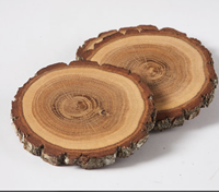 Sous-verres ronds classiques en bois écologiques isolants pour la chaleur, tapis de cuisine, tapis de table à manger en provenance d'Inde