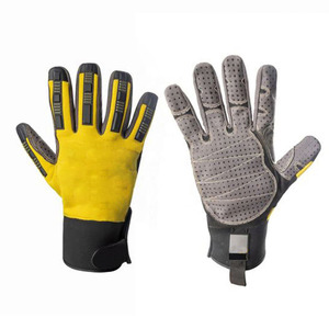 Breathable Mechanic Gloves Leather Active Hand Movement Outdoor Wear Streetwear <b>Comfortable</b> Fit Mechanic Gloves - Product Image 3