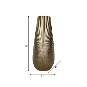High Quality ZAHID EXPORTS Contemporary Decorative Eco-Friendly Iron Flower <b>Vase</b> Model ZE-3180Q for Designer Homes Worldwide - Product Image 2