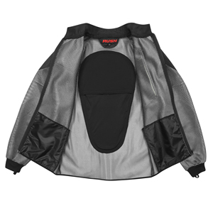 Veste de moto à manches longues pour homme Rushmoto Sportswear % polyester imperméable respirante séchage rapide anti-UV 140g Racing - Product Image 3