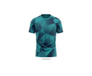 เสื้อกีฬาแขนสั้นสีพื้นระบายอากาศได้ดี ปรับแต่งได้ตามต้องการ พร้อมโลโก้สั่งทำ วัสดุโพลีเอสเตอร์ 100% - Product Image 1