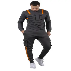 Nuovo Set di abbigliamento sportivo sportivo da Jogging alla moda tuta da uomo tuta tuta da uomo due pezzi Set tuta felpa con cappuccio