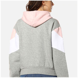 Nuevas sudaderas con capucha de forro polar para mujer, con hombros caídos, logotipo personalizado, lavado ácido y bordado 3D en el cuello con capucha. - Product Image 6