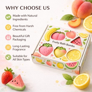 Bombas de baño de sal orgánica artesanal, vaporizadores de ducha, aromaterapia pura, bombas de baño de burbujas para spa, bombas de baño con marca personalizada - Product Image 2