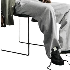 Pantalon de survêtement large pour homme, coupe décontractée, taille élastique, avec poches, personnalisable OEM, streetwear épais - Product Image 3