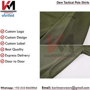 Camiseta de Polo Táctica Transpirable para Paintball con Marca Personalizada, Tejido con Control de Humedad, Proveedor Mayorista de Exportación - Product Image 5