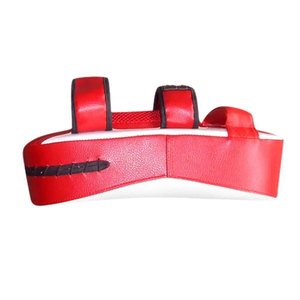 High Quality Genuine Leather Boxing <b>Kick</b> <b>Shield</b> Custom Training MMA Curved Design Muay Thai <b>Kick</b> <b>Shield</b> - Product Image 4