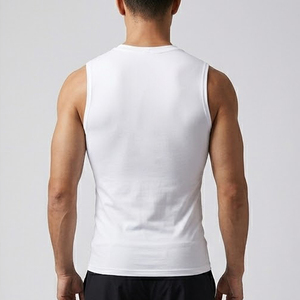 Camiseta de Compresión al por Mayor para Hombre, Chaleco Deportivo para Gimnasio, Ropa Deportiva para Fisicoculturistas, Camiseta de Compresión para Yoga y Fitness - Product Image 2